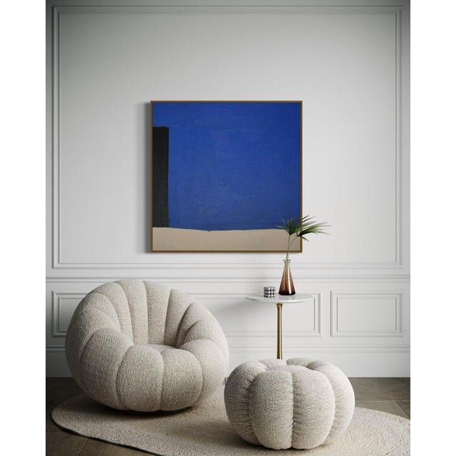 Bodasca, Blue Trio, 2025, Acrylic on Canvas For Sale - Image 6 of 13