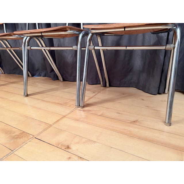 Vintage KN-38 Chairs by Karl Nothhelfer for VS Möbel, 1960s, Set of 6 For Sale - Image 10 of 18