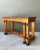 Camel Vintage William Switzer Carved Wood Console With Stone Top For Sale - Image 8 of 12