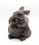 Sarreid Ltd. 1960s Japanese Bronze-Tone Cast Iron Rabbit Sculpture – Meiji Style Reclining Hare - Mid-Century Modern, Asian, Spring, Easter For Sale - Image 4 of 12