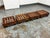 Vintage Carved Wood Slatted Platform Stands, Set of Four For Sale In San Francisco - Image 6 of 12