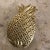 1970s Vintage Brass Pineapple Clip For Sale - Image 4 of 4