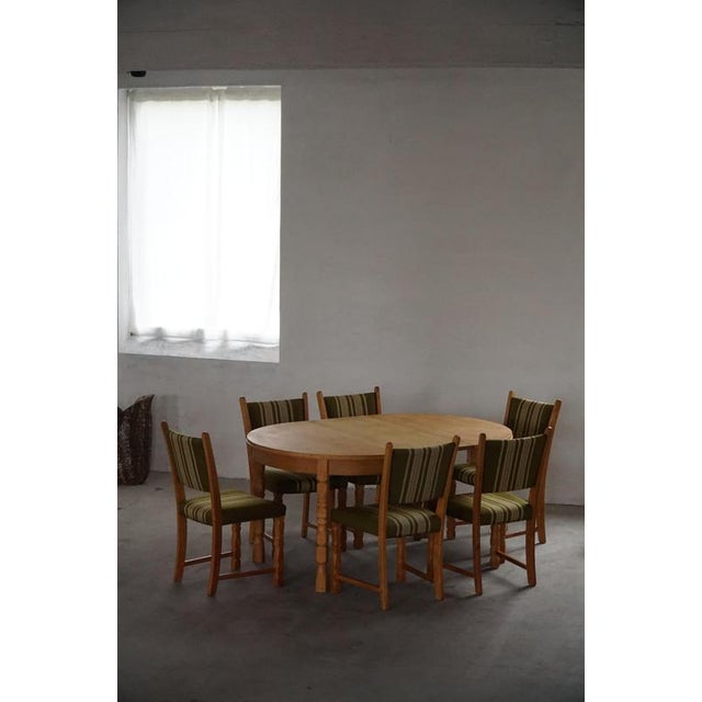 Mid-Century Modern Danish Dining Chairs in Oak by Henning Kjærnulf, 1960, Set of 6 For Sale - Image 12 of 18