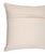 Luxury White & Gold Cowhide Leather Throw Pillow 16x24 | Handmade Geometric Designer Lumbar Cushion For Sale - Image 4 of 4