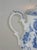 Ceramic Antique Villeroy Boch Dresden Tea Pot Art Nouveau Poppys Blue and White For Sale - Image 7 of 12