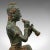 C. 1900 Bronze Oriental Antique Bronze Decorative Musician Figure For Sale - Image 4 of 13