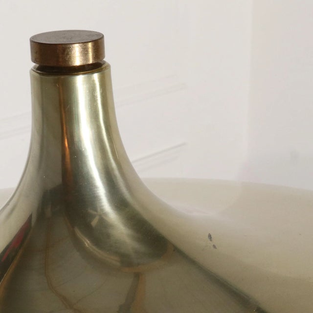 Brass Deco Pagoda Floor and Table Lamps after Walter Von Nessen - A Pair For Sale In Tampa - Image 6 of 12