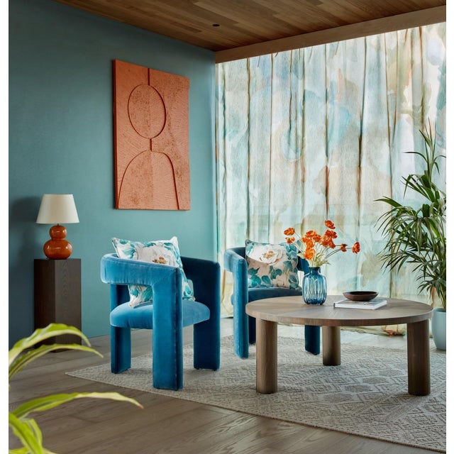 Explore an interpretive woodland filled with beautifully diffused leaves originally hand painted on silk and translated to...