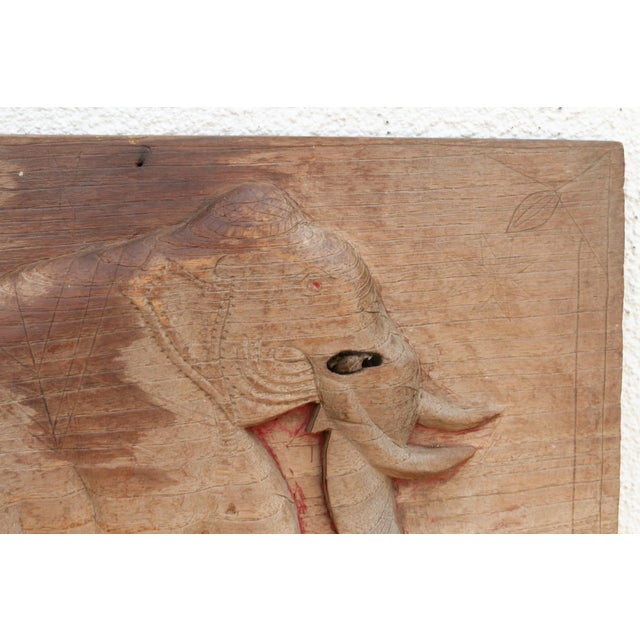 Asian Antique Thai Elephant Architectural Fragment For Sale - Image 3 of 8