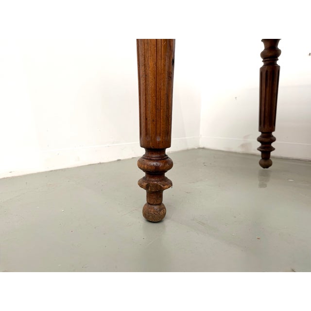 Oak Table with Turned Legs, 1900 For Sale - Image 10 of 18