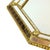1980s Large Vintage Venetian Hollywood Regency Octagonal Parclose Mirror with Glass and Brass Garlands, 1970s For Sale - Image 5 of 15