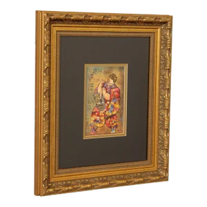 Dorit Levi (Israeli, B. 1952) 'Solo Saxophone' Signed and Numbered Serigraph