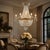 2020s Aloadecor Classic Elegance 12-Light Antique Bronze Empire Crystal Chandelier For Sale - Image 5 of 7