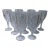 4 Godinger Dublin Shannon Crystal Water Goblets and 5 Shannon Crystal Ice Tea Glasses-Set of 9 For Sale