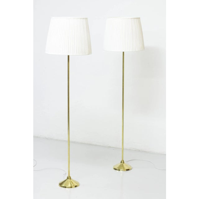 Pair of floor lamps model ''g-50'' designed by hans agne jakobsson and produced by his own company in markaryd, sweden...