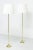 Pair of floor lamps model ''g-50'' designed by hans agne jakobsson and produced by his own company in markaryd, sweden...
