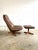 Mid-Century lounge chair & ottoman by Madsen & Schubell, model MS68, produced by Bovenkamp in Denmark 1960s. It swivels...