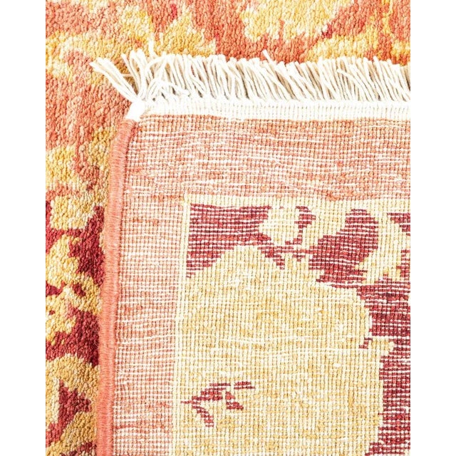2010s Mogul Collection Hand-Knotted Area Rug - Pink 8' 3" x 10' 7" For Sale - Image 5 of 9
