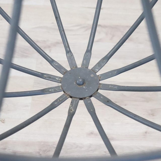 Large Vintage Balloon Chandelier in Iron For Sale - Image 4 of 11