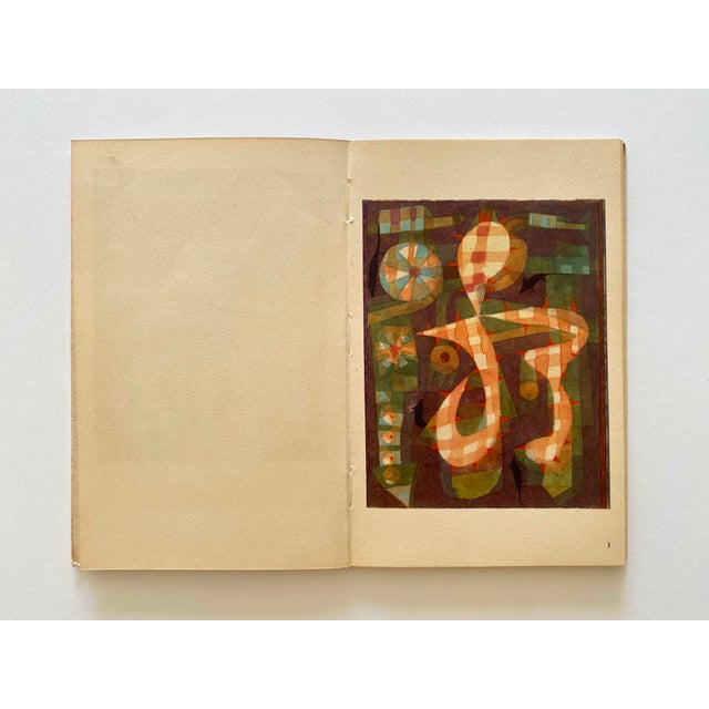 Mid-Century Modern Paul Klee Vintage 1953 First Edition Lithograph Print Mid Century Modernist Italian Art Book For Sale - Image 3 of 18