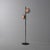 Gray Italian Chromed Steel Floor Lamp with Opaline Glass Shades, 1970s For Sale - Image 8 of 11