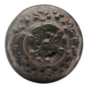 Antique Cast Iron High Relief Door Knob