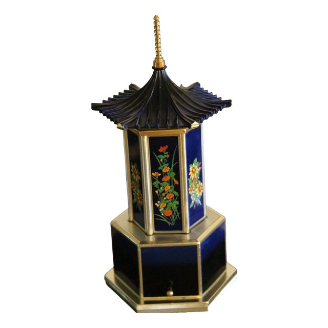 Pagoda-Shaped Music Box, 1950s For Sale