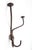 Traditional Vintage Steel Coat & Hat Wall Hook For Sale - Image 3 of 4
