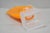 Late 20th Century Ion Tamaian Postmodern Orange Blown Art Glass 20" Large Abstract Face Sculpture For Sale - Image 17 of 18