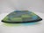Glass Shepardson Studios Geometric Op Art Fused Art Glass Decorative Plate Tray For Sale - Image 7 of 11