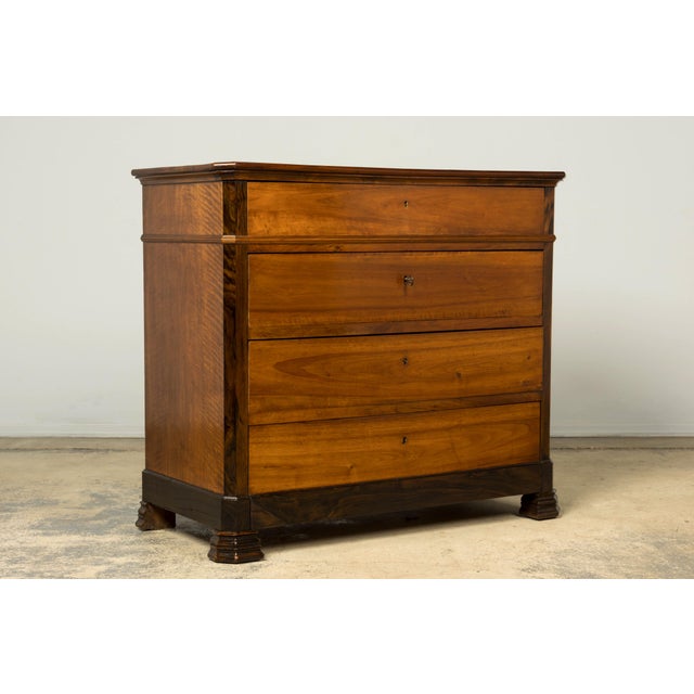 Mid-19th Century French Louis Philippe Walnut Chest of Drawers For Sale - Image 14 of 18