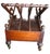 Regency period rosewood Canterbury, a traditional English magazine or newspaper rack from late 18th century to early 19th...