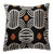 Contemporary Velvet Ikat Bohemian Throw Pillow For Sale