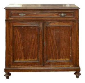 Sideboard with Drawer and 2 Doors in Italian Lacquered, 1800s