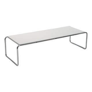 Mid-Century Modern Laccio Coffee Table by Marcel Breuer, 1980s For Sale