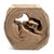 Early 21st Century Vintage Organic Monkey Pod Wood Side Table / Console For Sale - Image 5 of 6