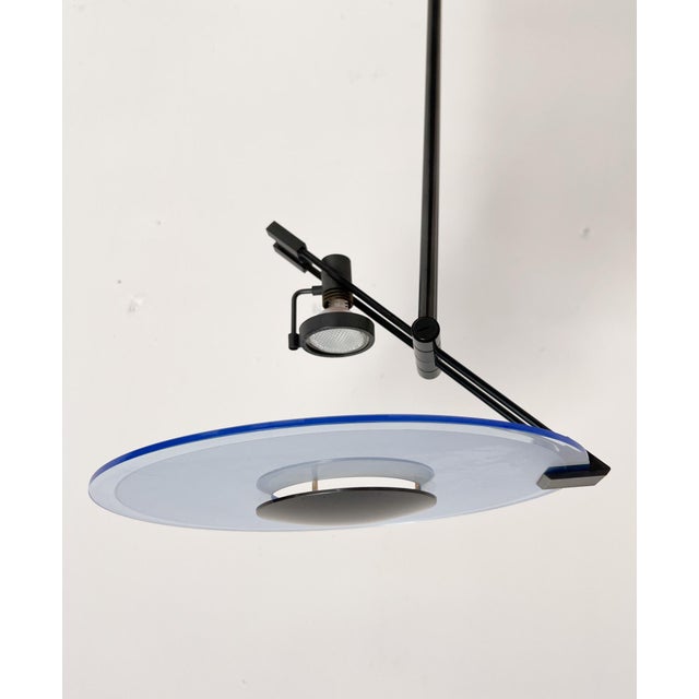 Mid-Century Modern Manhattan Pendant Lamp by Alfred van Elk for Philips, 1980s For Sale - Image 3 of 15