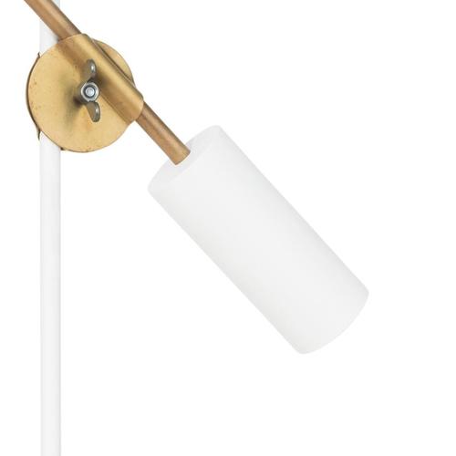 Stav White Table Lamp by Johan Carpner for Konsthantverk For Sale - Image 3 of 7