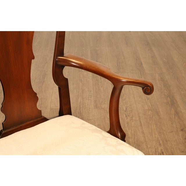 Wood Kittinger Colonial Williamsburg Pair of Mahogany Armchairs CW 151 For Sale - Image 7 of 18