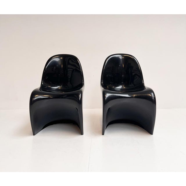 Herman Miller Collection Panton Chairs by Verner Panton for Vitra, 1970s, Set of 2 For Sale - Image 16 of 16