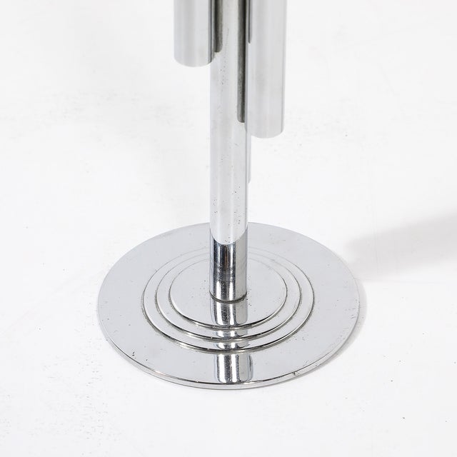 Art Deco Streamlined Chrome Bud Vase by Chase For Sale In New York - Image 6 of 8