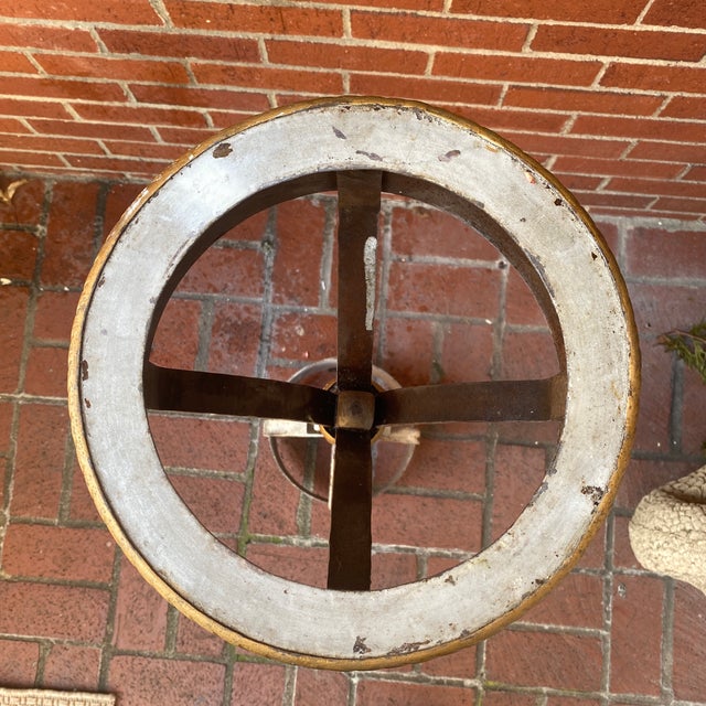 Gilded Cast Iron Plant Stand For Sale - Image 11 of 13