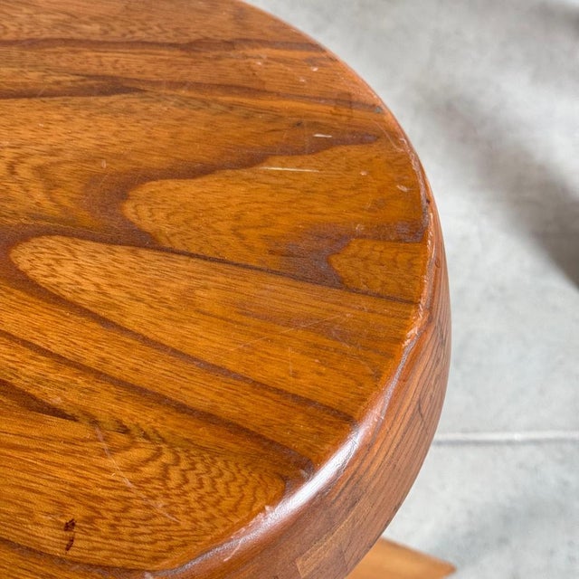 Wood S13 Stools in Elm attributed to Pierre Chapo, France, 1970s, Set of 2 For Sale - Image 7 of 14