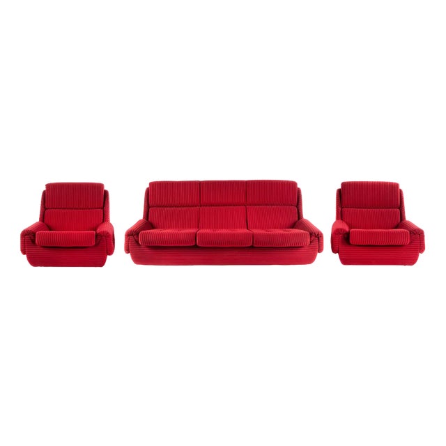 Living Room Set from Jitona, 1970, Set of 3 For Sale