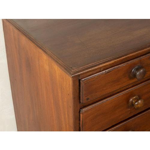 Brown Victorian Linen Press Chest of Drawers, 1840 For Sale - Image 8 of 9