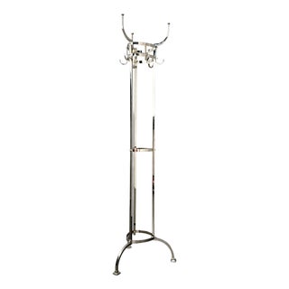 Nymphenburg Coat Rack in Nickel-Plated Brass by Otto Blümel for Classicon, Germany, 1990s For Sale