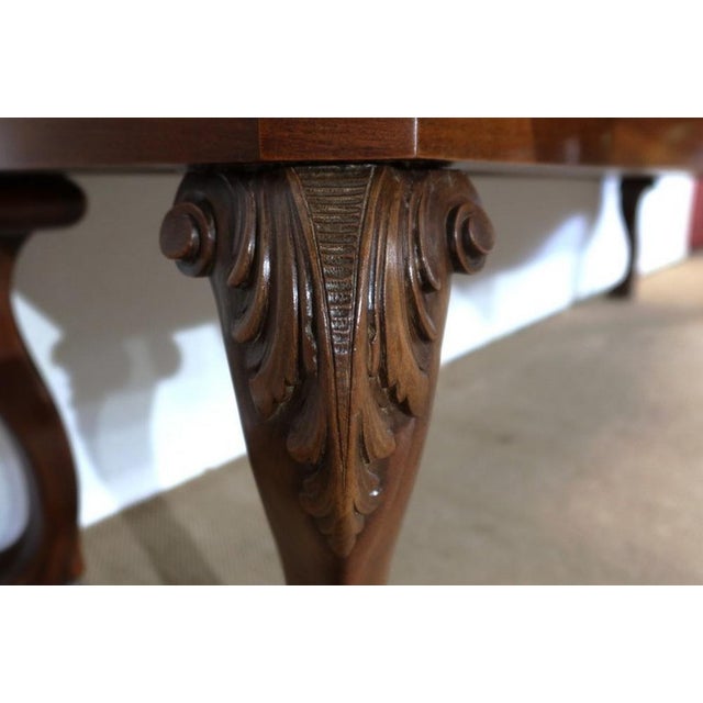 Chippendale Style Walnut Sideboard, 1930s For Sale - Image 13 of 18