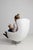 20th Century Czech Kelo Swivel Armchair White Cream For Sale - Image 13 of 15