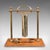 Traditional Antique Veranda Supper Bell, Brass, Oak, Afternoon Tea Gong, Edwardian, c.1910 For Sale - Image 3 of 12