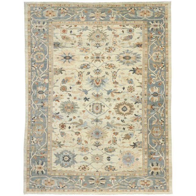 Persian Sultanabad Rug - 11'10 X 15'06 For Sale - Image 9 of 9